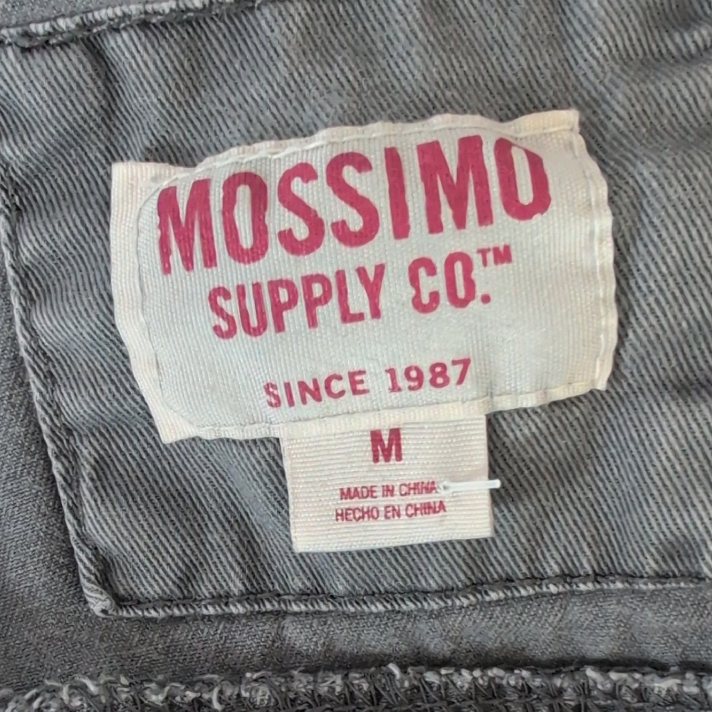 Mossimo Supply Co. Gray Blue Utility Jacket M D461 - Picture 5 of 6
